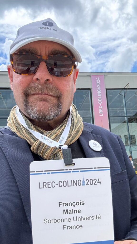 François Maine à la conférence LREC-COLING 2024